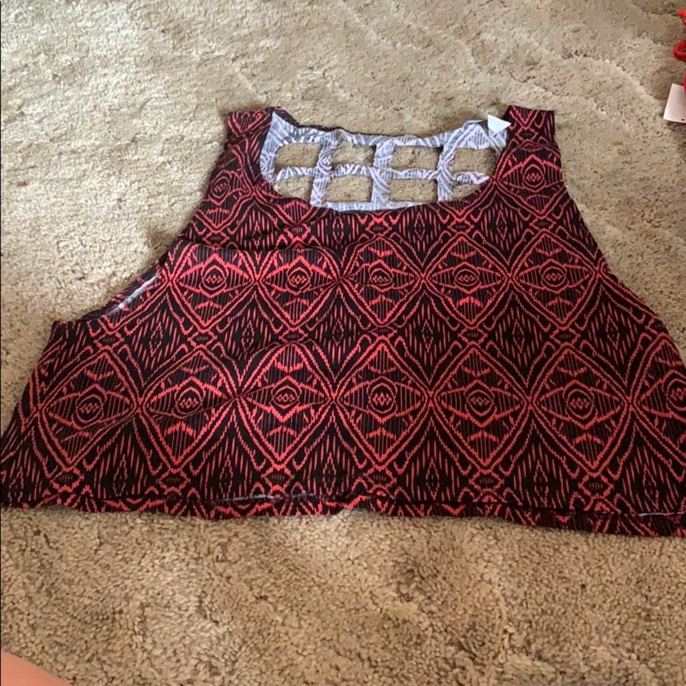 Large caged cut out tank